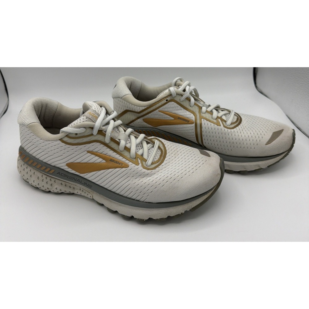 Brooks Adrenaline GTS 20 Grey Running Shoes Sneaker Womens Sz 8.5 Medium